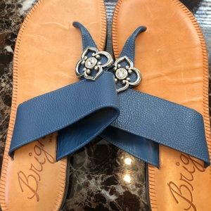 Sky Blue Thong Sandals by Brighton. Size 6.